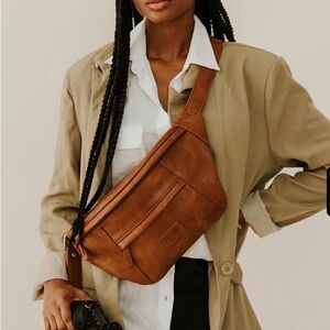 Brown Leather camera bag & strap